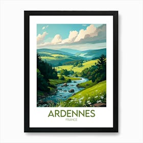 Affiche de voyage Ardennes Art Print