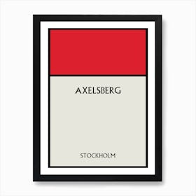 Axelsberg Stockholm Art Print