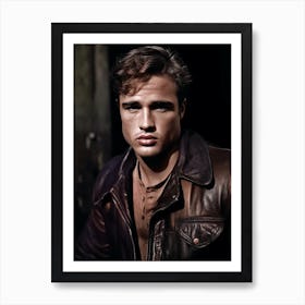 Color Photograph Marlon Brando Art Print