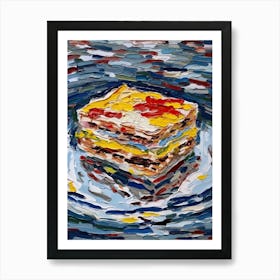 Mille Feuille Painting 3 Art Print