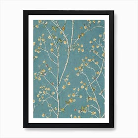 River Birch tree Vintage Botanical Art Print