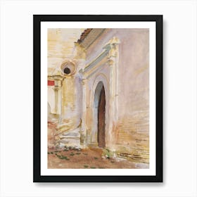 Arched Doorway, John Singer Sargent Art Print