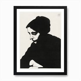 Portrait Of An Unknown Woman (1913), Samuel Jessurun Art Print