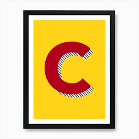 Letter C Art Print