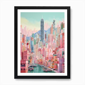 Hong Kong Cityscape Art Print