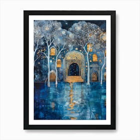 Night At The Palace Art Print