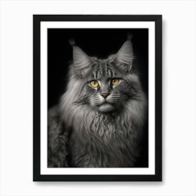 Maine Coon Cat 1 Art Print