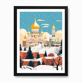 Russia 2 Travel Illustration Art Print