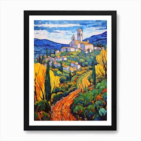 Assisi Italy 4 Fauvist Painting Art Print