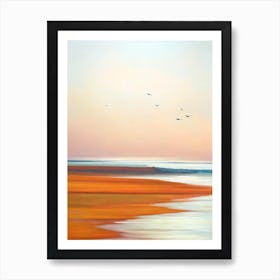 Long Beach, California Neutral 1 Art Print