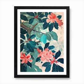 Hokusai Great Japan Botanical Japanese 22 Art Print