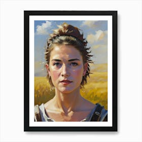 Portrait Of A Young Woman 18 Art Print