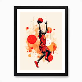 Basketball Player print Art Print