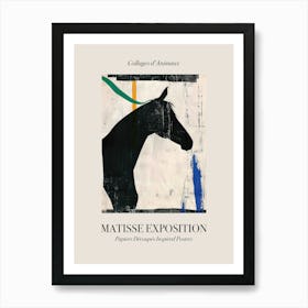 Horse 2 Matisse Inspired Exposition Animals Poster Art Print