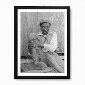 Sugar Caneworker, Louisiana By Russell Lee Art Print