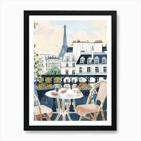 Paris Balcony Art Print