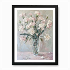 A World Of Flowers Carnation 3 Painting Art Print