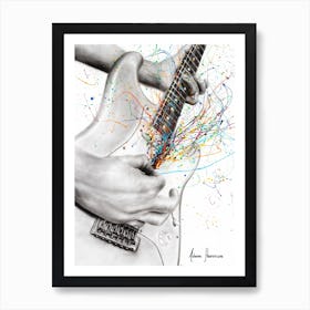 The Guitar Solo Art Print
