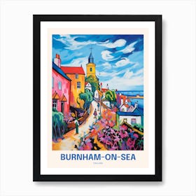 Burnham On Sea England 2 Uk Travel Poster Art Print