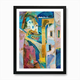 Multicolored Abstract Mallorca Art Print