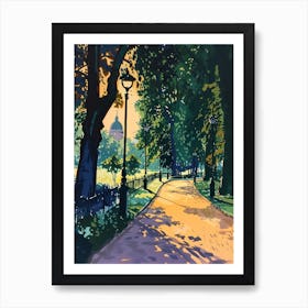 Kensington Gardens London Parks Garden 2 Painting Art Print