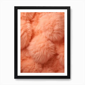 Peach Fuzz Texture 4 Art Print