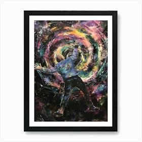 Man In Space Art Print