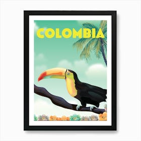 Toucan In Colombia Art Print