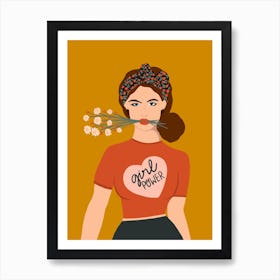 Girl Power Art Print