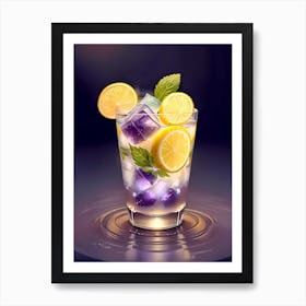 Iced Lemonade Art Print