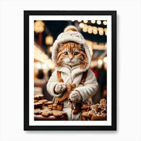 Ginger Cat 1 Art Print