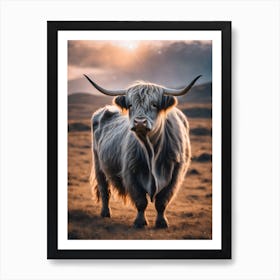 Highland Cow 10 Art Print