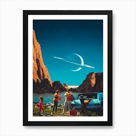 Trip To The Montains Art Print