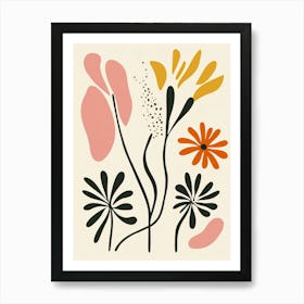 Abstract Flowers 28 Art Print