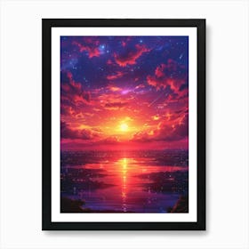 Sunset 2 Art Print