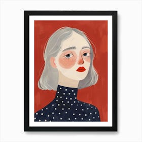 Portrait Of A Woman 484 Art Print