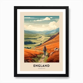 Pennine Way England 2 Vintage Hiking Travel Poster Art Print