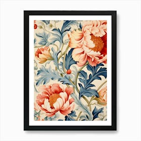 Floral Wallpaper 47 Art Print