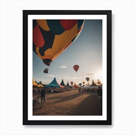 Hot Air Balloons Art Print