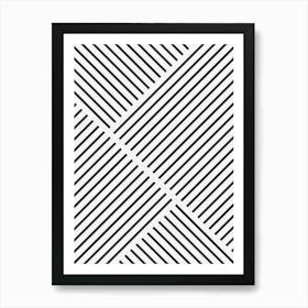 Lines in harmony Art Print