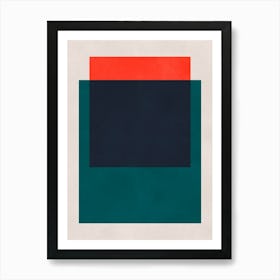 Overlapping colors 2 Art Print