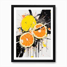 Orange Slices Art Print