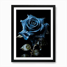 Blue Rose 5 Art Print