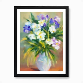 Freesia 2 Impressionist Painting Art Print