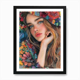 Contemporary Woman 2 Art Print