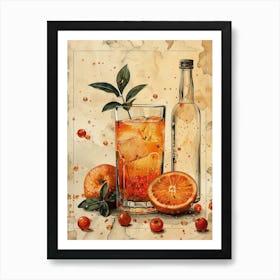 Orange Iced Tea 8 Art Print