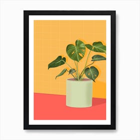 Cheese Plant  Art Print