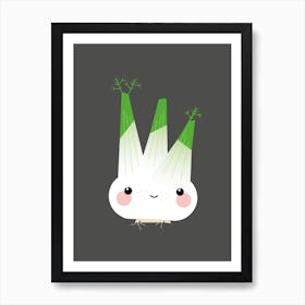 Nursery Kawaii Fennel Art Print