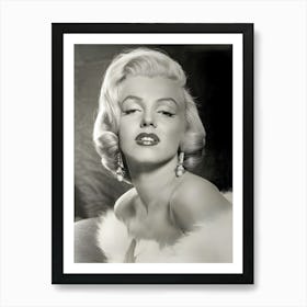 Marilyn Portrait Art Print