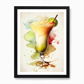 Cocktail Painting drinks Art Print